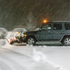 Illustration for article titled Plowing Maine In A Mercedes G-Wagen